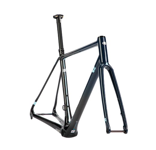 Chapter2 Huru Disc Brake Frameset - Aqua + UD, XL